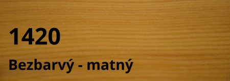  1420 bezbarvý - matný