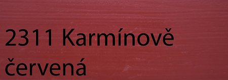 2311 2311 karmínově červená